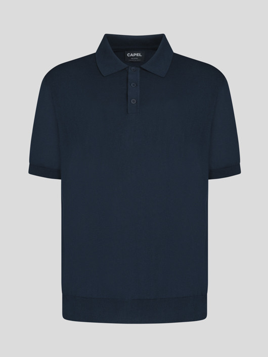 Polo Marco Maille Coton Marine Capel Grande Taille  homme grande taille - Capelstore