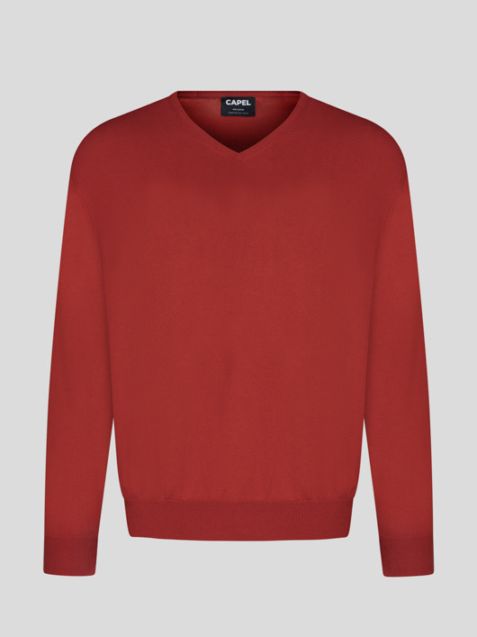 Pull Coton Col V Como Capel Grande Taille  homme grande taille - Capelstore