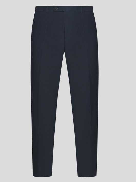 Pantalon En Lin Marine Capel Grande Taille  homme grande taille - Capelstore