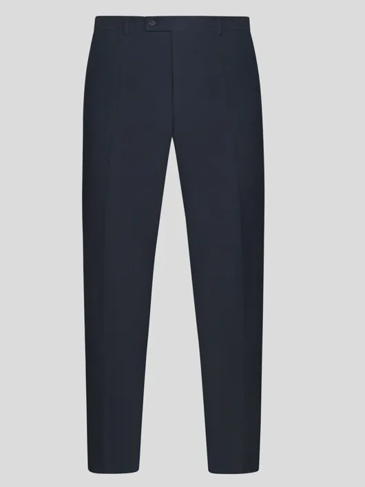 Pantalon En Lin Marine Capel Grande Taille  homme grande taille - Capelstore