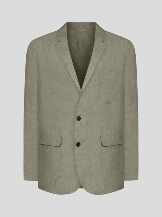 Veste Ultra Legere Unie Lin Capel Grande Taille  homme grande taille - Capelstore