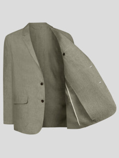 Veste Ultra Legere Unie Lin Capel Grande Taille  homme grande taille - Capelstore