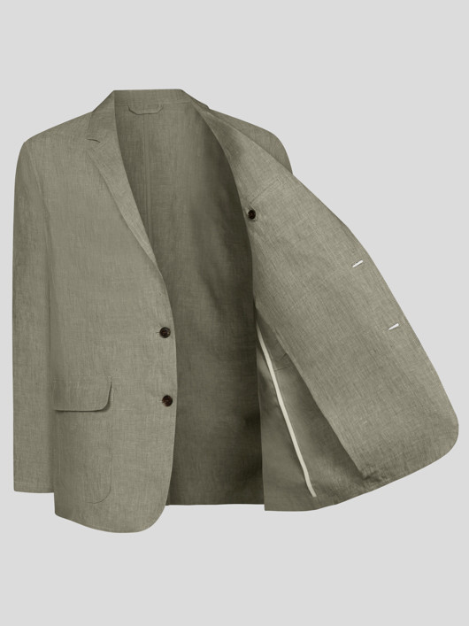 Veste Ultra Legere Unie Lin Capel Grande Taille homme grande taille - Capelstore