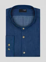 Chemise Col Mao Capel Grande Taille