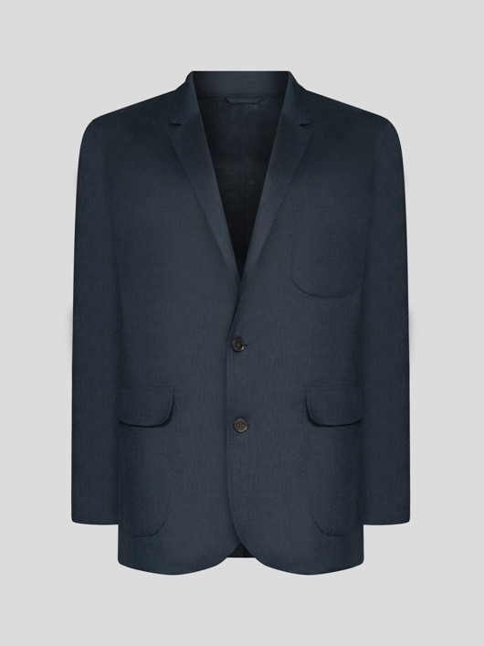 Veste Ultra Legere Lin Marine Capel Grande Taille  homme grande taille - Capelstore