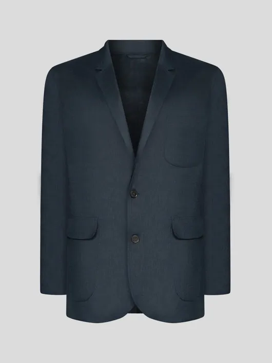 Veste Ultra Legere Lin Marine Capel Grande Taille  homme grande taille - Capelstore
