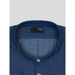 Chemise Col Mao Capel Grande Taille