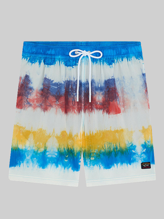 Maillot Bain Effet Tie And Dye Paul & Shark Grande Taille  homme grande taille - Capelstore