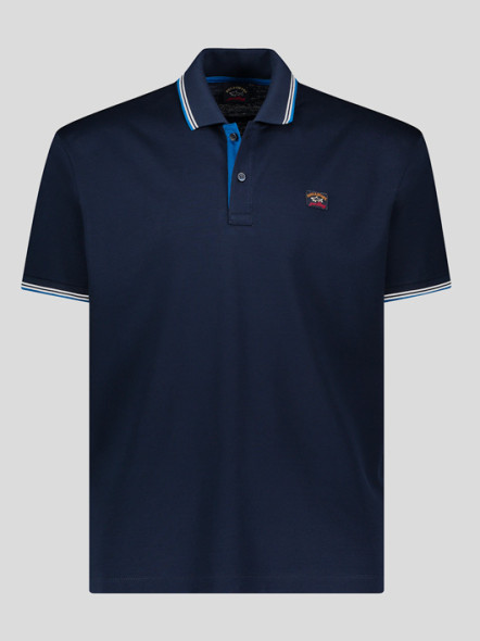 Polo Marine Logo Paul & Shark Grande Taille