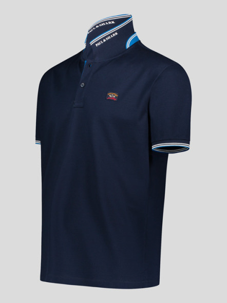 Polo Marine Logo Paul & Shark Grande Taille