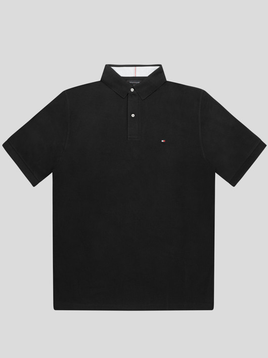 Polo Noir Tommy Hilfiger Grande Taille
