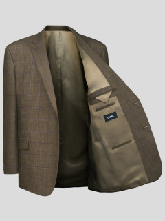 Veste Marron A Carreaux Capel Grande Taille  homme grande taille - Capelstore