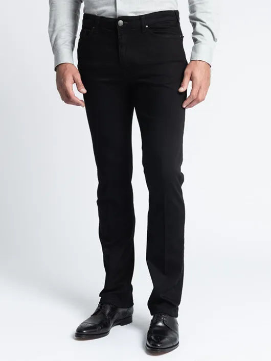 Jean noir 5 poches stretch homme grande taille | Capel
