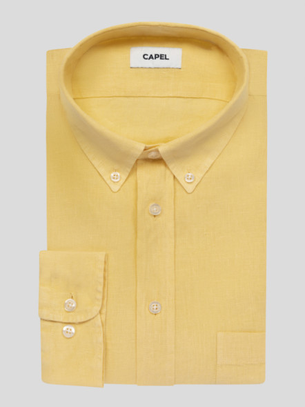 Chemise Ralph Lin Jaune Capel Grande Taille