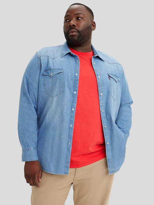 Chemise Jean Clair Levi's Grande Taille  homme grande taille - Capelstore