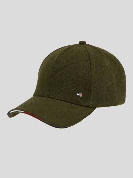 Casquette Kaki Logo Drapeau Tommy Hilfiger