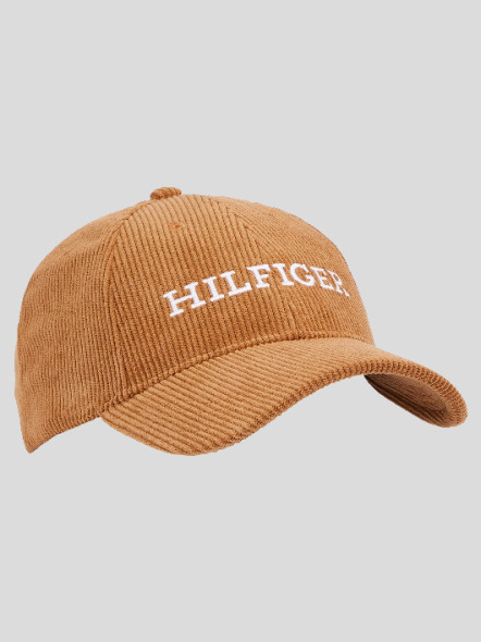 Casquette Beige Velours Tommy Hilfiger