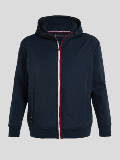 Sweat Zippe Mix Media Tommy Hilfiger Grande Taille  homme grande taille - Capelstore