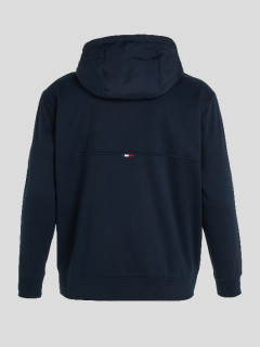Sweat Zippe Mix Media Tommy Hilfiger Grande Taille  homme grande taille - Capelstore