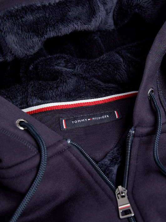 Sweat Zippe Capuche Tommy Hilfiger Grande Taille homme grande taille - Capelstore