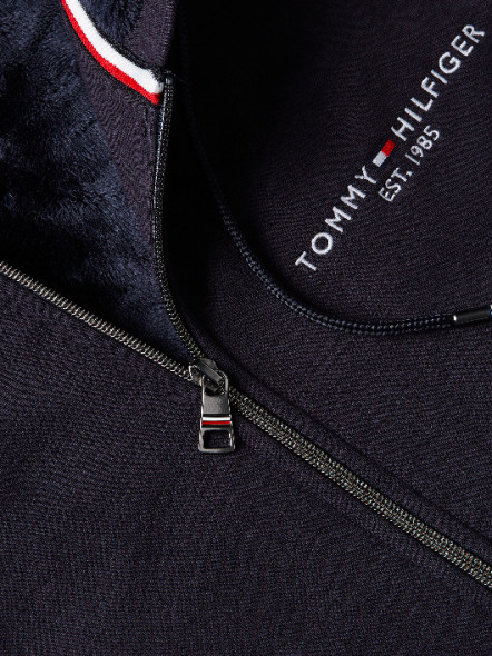 Sweat Zippé Capuche Tommy Hilfiger Grande Taille