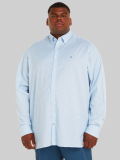 Chemise Vichy Ciel Tommy Hilfiger Grande Taille  homme grande taille - Capelstore