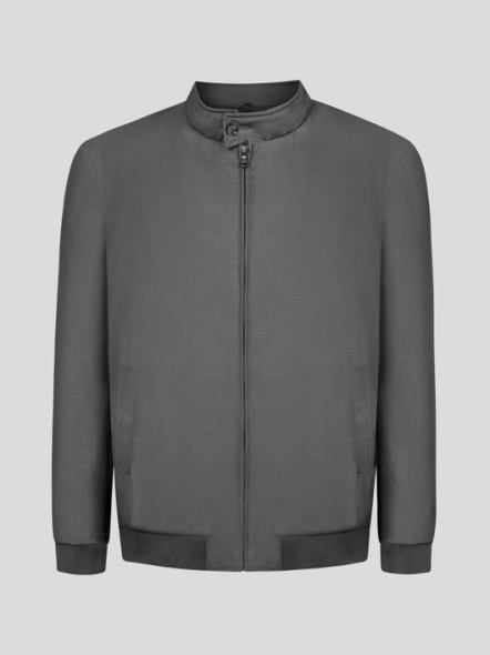 Blouson Gris Zippé Capel Grande Taille