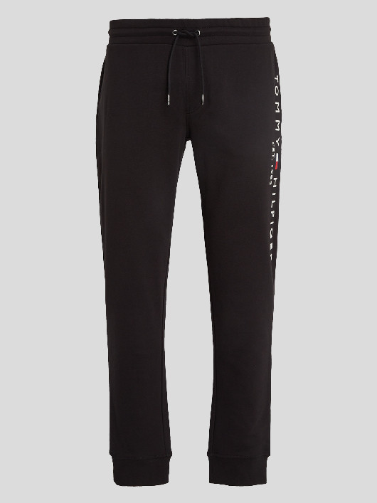 Bas De Jogging Noir Tommy Hilfiger Grande Taille  homme grande taille - Capelstore