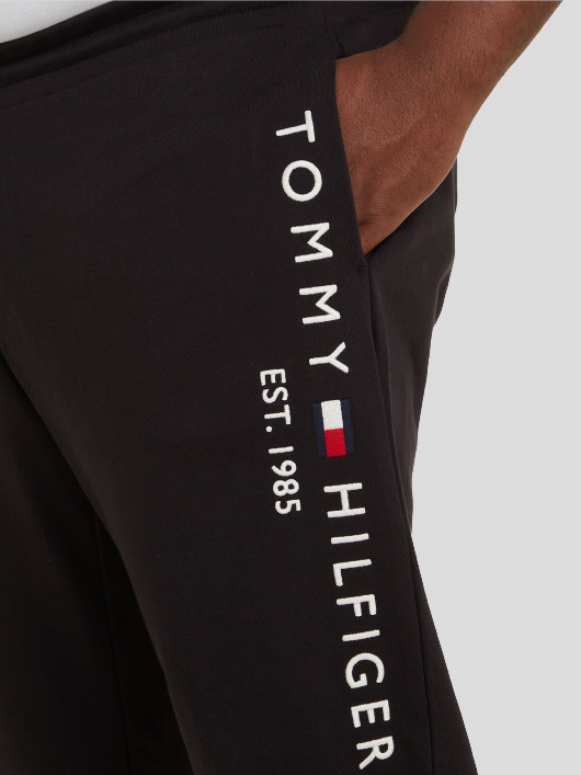 Bas De Jogging Noir Tommy Hilfiger Grande Taille homme grande taille - Capelstore