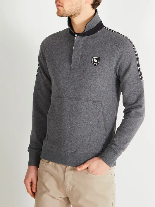 Sweat Anthracite Eden Park Grande Taille  homme grande taille - Capelstore