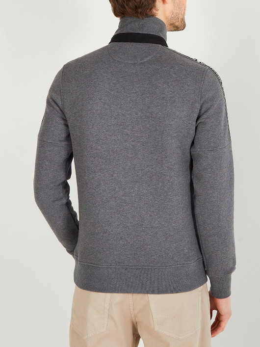 Sweat Anthracite Eden Park Grande Taille homme grande taille - Capelstore