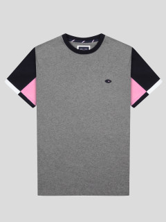 Tee-shirt N°10 Gris Eden Park Grande Taille  homme grande taille - Capelstore