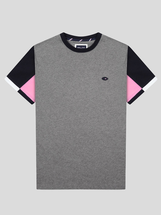 Tee-shirt N°10 Gris Eden Park Grande Taille  homme grande taille - Capelstore