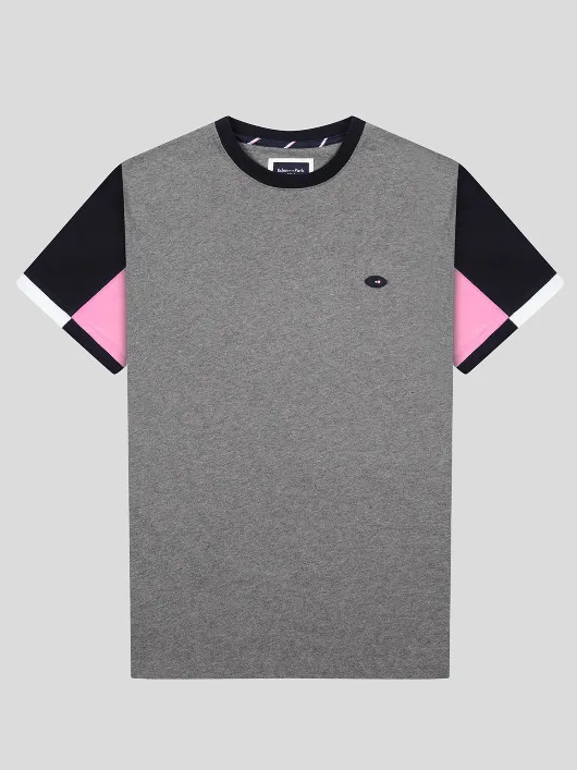Tee-shirt N°10 Gris Eden Park Grande Taille  homme grande taille - Capelstore