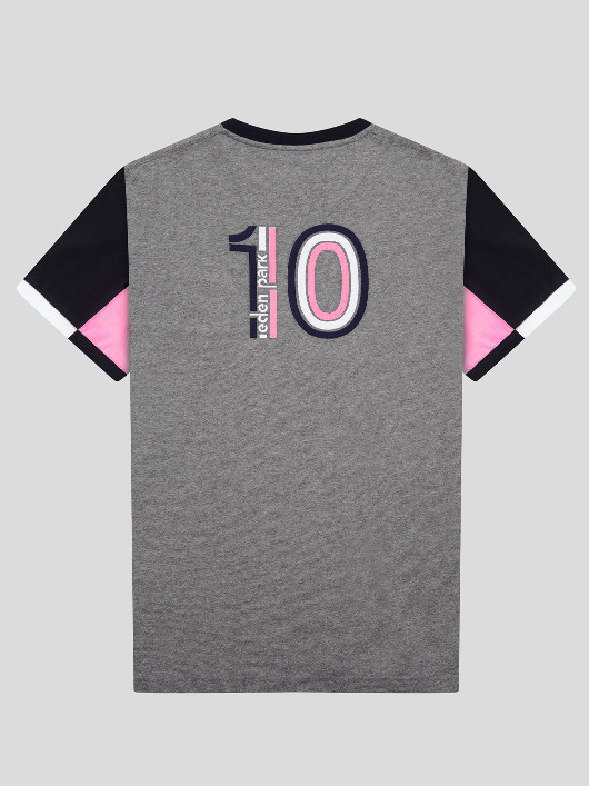 Tee-shirt N°10 Gris Eden Park Grande Taille homme grande taille - Capelstore