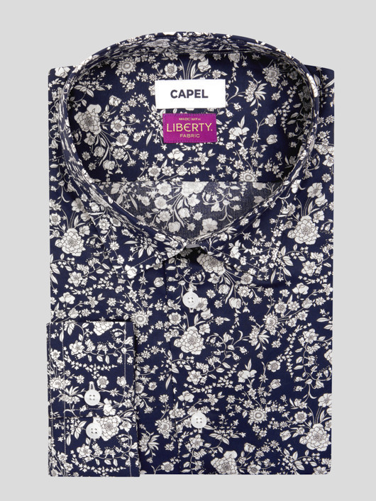 Chemise Tissu Liberty Gianni/ Leo Capel Grande Taille  homme grande taille - Capelstore