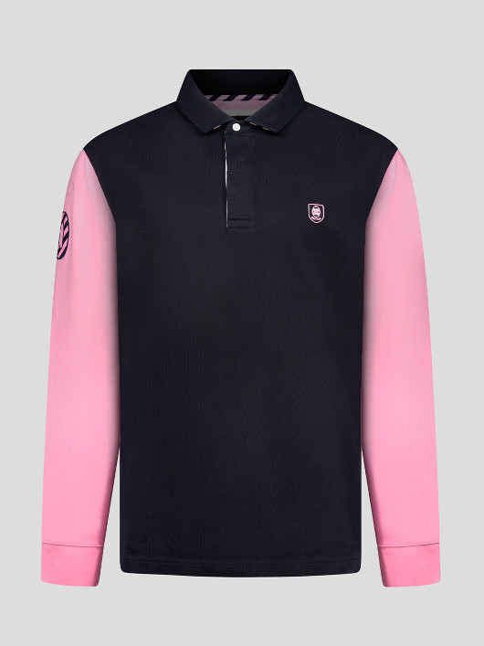 Maillot Ml Marine/rose Eden Park Grande Taille homme grande taille - Capelstore