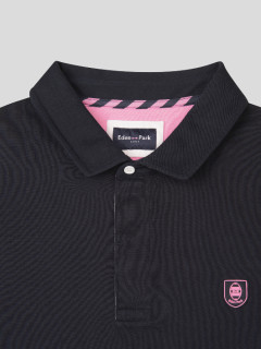 Maillot Ml Marine/rose Eden Park Grande Taille  homme grande taille - Capelstore