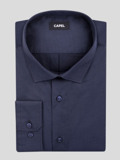 Chemise Marine Max/leo Capel Grande Taille  homme grande taille - Capelstore