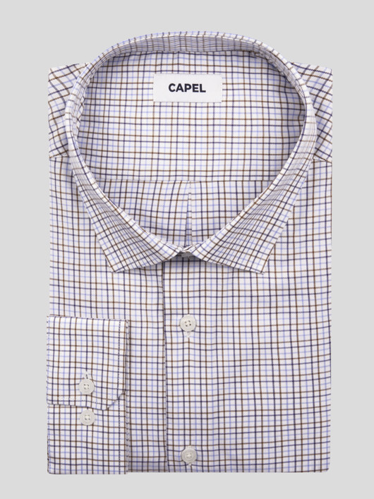 Chemise A Carreaux Max P Capel Grande Taille  homme grande taille - Capelstore