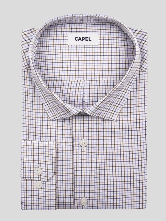 Chemise A Carreaux Max P Capel Grande Taille  homme grande taille - Capelstore