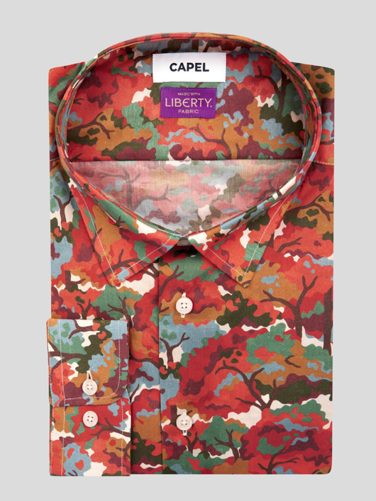Chemise Gianni Tissu Liberty Capel Grande Taille  homme grande taille - Capelstore