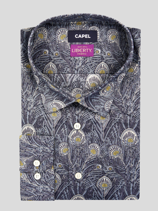 Chemise Gianni Tissu Liberty Capel Grande Taille  homme grande taille - Capelstore