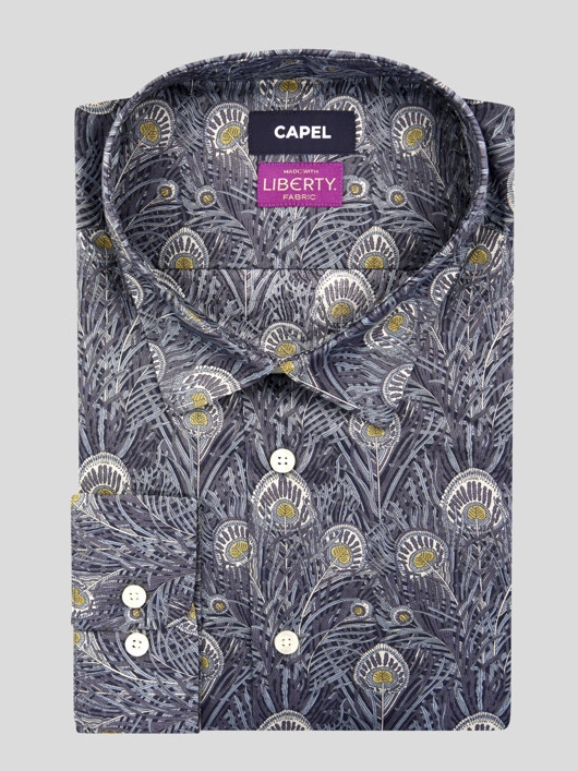 Chemise Gianni Tissu Liberty Capel Grande Taille  homme grande taille - Capelstore