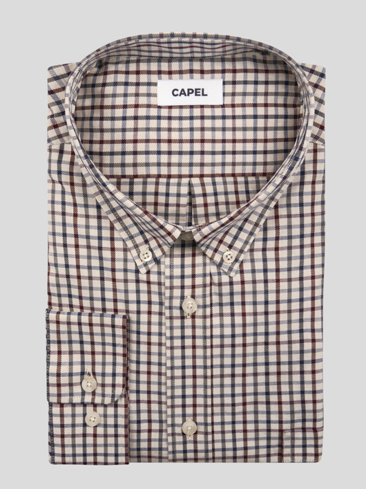 Chemise A Carreaux Ralph/leo Capel Grande Taille  homme grande taille - Capelstore