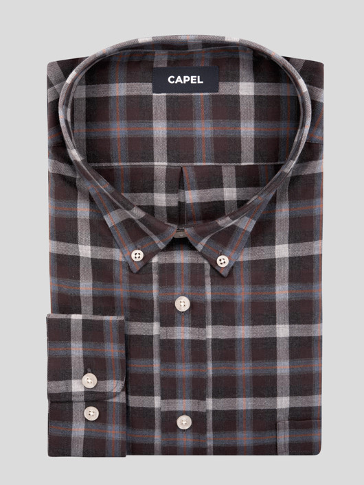 Chemise Gros Carreaux Ralph Capel Grande Taille  homme grande taille - Capelstore