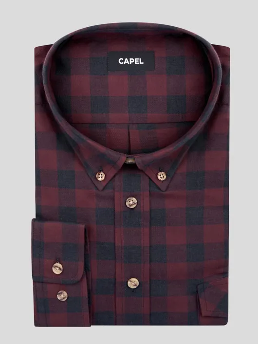 Chemise Carreaux Bicolores Ralph Capel Grande Taille  homme grande taille - Capelstore