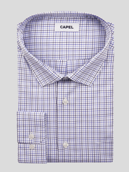 Chemise Carreaux Max P Capel Grande Taille  homme grande taille - Capelstore