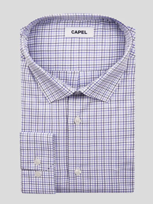 Chemise Carreaux Max P Capel Grande Taille  homme grande taille - Capelstore