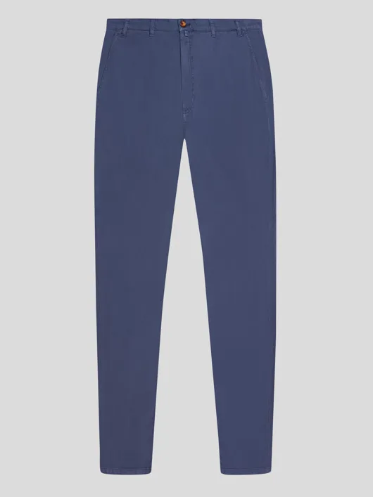 Chino Uni Bleu Capel Grande Taille  homme grande taille - Capelstore